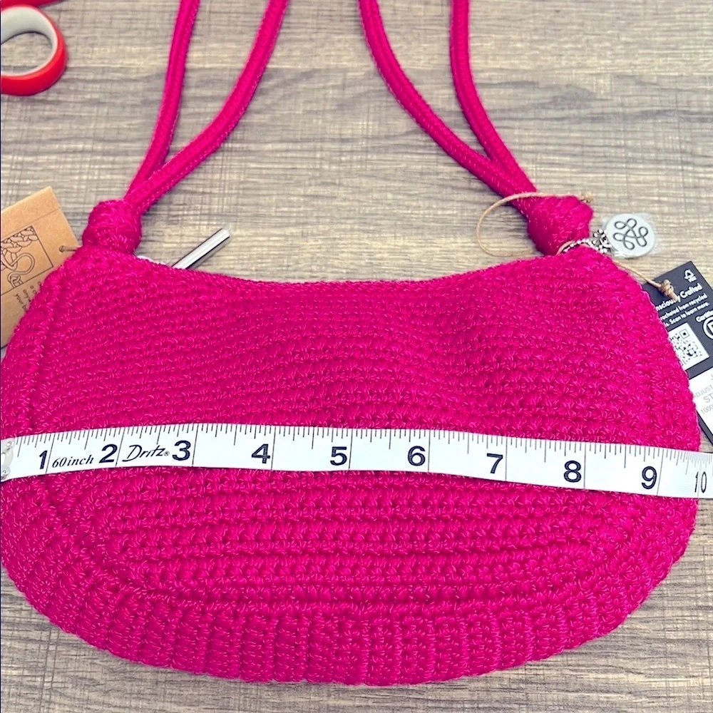 The Sak | Fusia Pink βJosieβ Shoulder Bag w/ Fruit Charms πππ - Picture 7 of 12